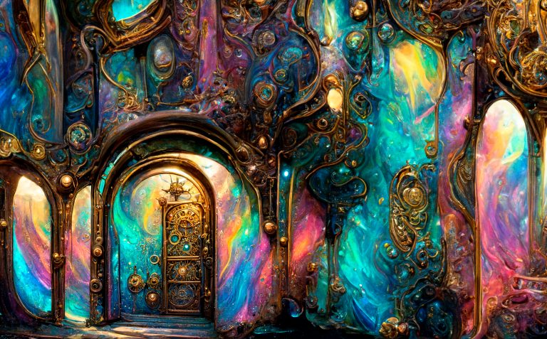 Une des portes des Couloirs du Temps